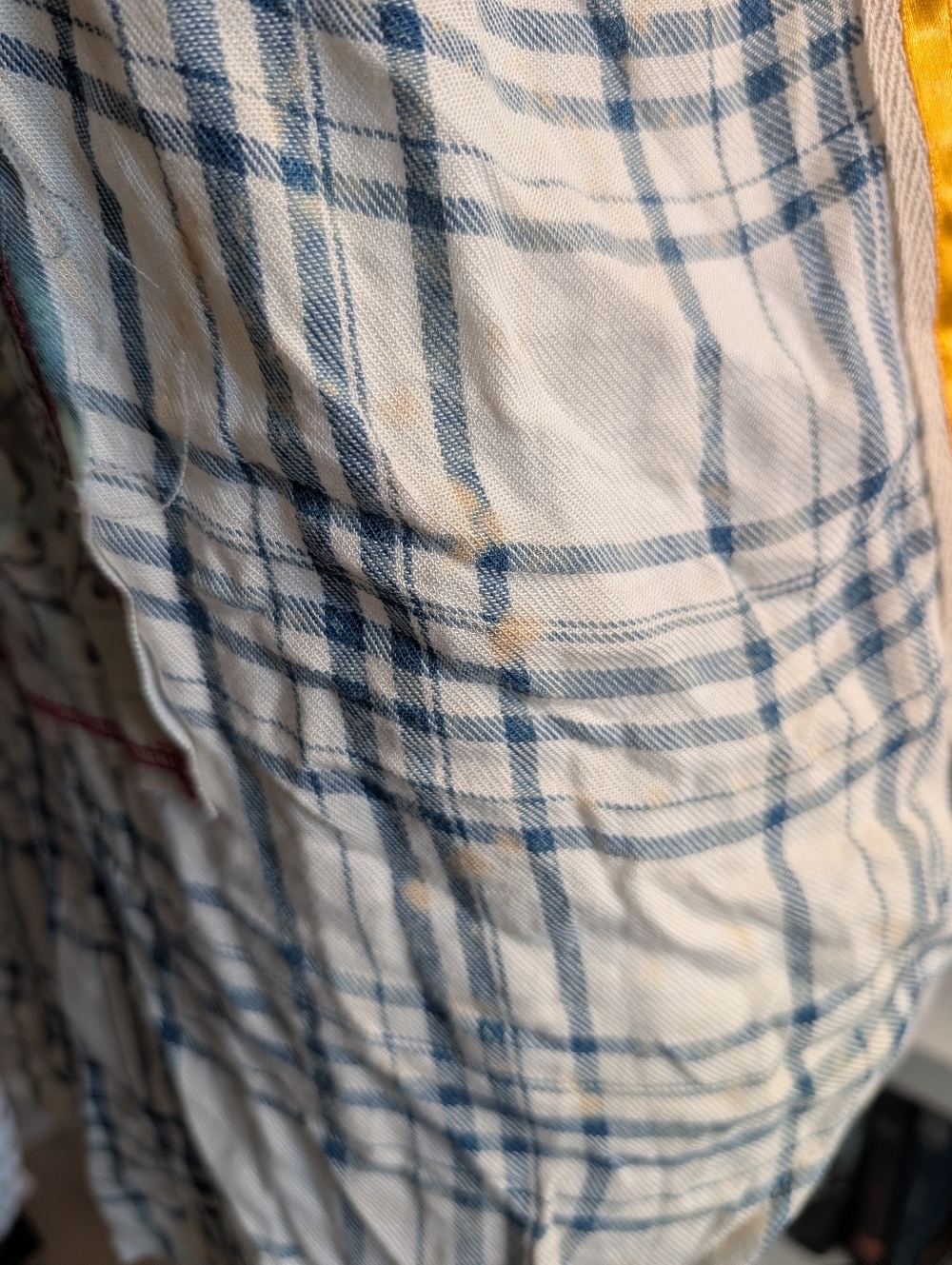 The Nu Vintage Distressed button-down blouse in size Large, NWT - Picture 9 of 10